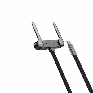 USB-C–USB-C kabelis Devia Ultra6 ar statīvu, 1,5 m, 240 W