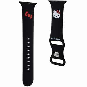 Hello Kitty Silicone Kitty Head Strap for Apple Watch 42/44/45/49mm - Black