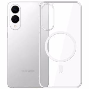 3mk Magnētiskais viedtālruņa apvalks Samsung Galaxy S25 Edge - caurspīdīgs