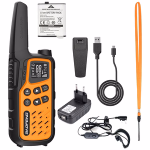 Baofeng BF-T25E rāciju komplekts, 2 gab., oranžas