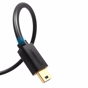 Ugreen USB - mini USB kabelis 480 Mbps 3 m melns (US132 10386)