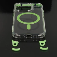 Aizsargstikls Tel Protect Strap Clear Case Iphone 17 Pro - zaļš