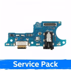 Charging Port Saderīgs ar Samsung A025 A02s Ar Flex / Plata Original (Service Pack)