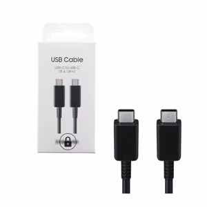 USB Cable Samsung EPDX510JBEGEU Black 180cm "Type-C/Type-C" (up to 5A) / original package