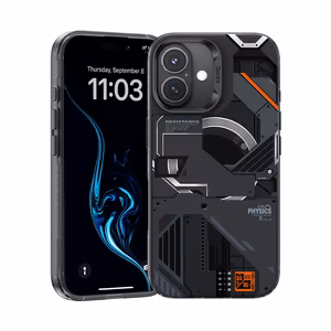 Benks Magnētiskais Mecha sērijas viedtālruņa apvalks Iphone 16 Plus melns