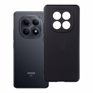 Silikona maciņš melns priekš Xiaomi Redmi Note 15 4G
