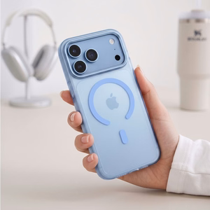 Tech-Protect MagZero MagSafe maciņš iPhone 17 Pro Max / 18 Pro Max, matēti gaiši zils