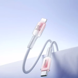 USB kabelis Joyroom S-A42 balts Type-C / Lightning 120cm (līdz 60W)