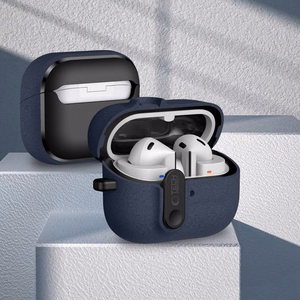 Tech-Protect plāns vāciņš ar āķi Samsung Galaxy Buds 3 / 3 FE / 3 Pro - tumši zils