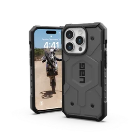 UAG Pathfinder MagSafe apvalks iPhone 15 Pro - sudraba