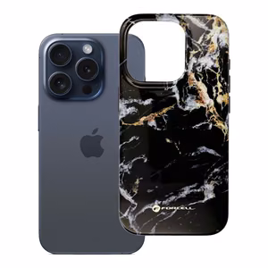 FORCELL F-PROTECT Mirage, militārā kritiena pārbaudītais viedtālruņa apvalks, MagSafe saderīgs IPHONE 15 PRO melns