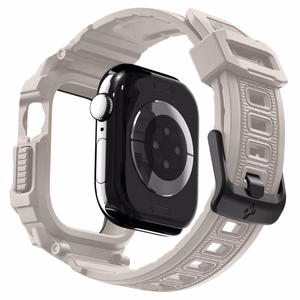 SPIGEN RUGGED ARMOR maciņš ”PRO” V2 APPLE WATCH 10 / 11 (46 MM) DUNE BEIGE