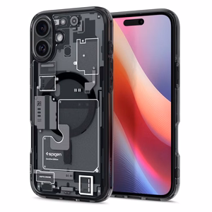 Spigen Ultra Hybrid MagSafe Zero One apvalks iPhone 16 – tumši pelēka