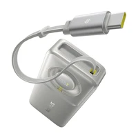 Portatīvais lādētājs Baseus OS Free2Pull 10000mAh 30W + kabelis (pelēks)