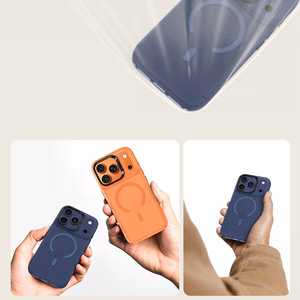 Benks Magnetic Lucid Armor maciņš (C069) iPhone 17 Pro oranžs (Camera Control poga)