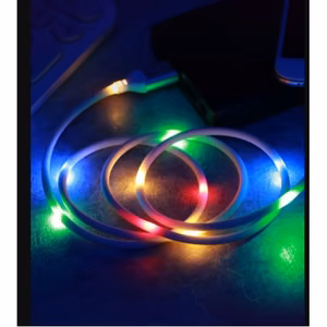 USB Cable Remax PD-B14 Dark Lightning / LED Light / 100cm