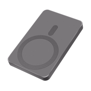 Krüger&Matz magnētiskais bezvadu ārējais akumulators, 5000 mAh, pelēks