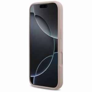 Karl Lagerfeld silikona Karl&Choupette gredzena magnētiskais viedtālruņa apvalks iPhone 17 Pro - rozā