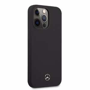 Mercedes Silikona Līnija Magnētiskais apvalks iPhone 13 Pro / iPhone 13 - melns