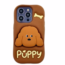 Maciņš 3D PUPPY AR STATĪVU IPHONE 14 PRO