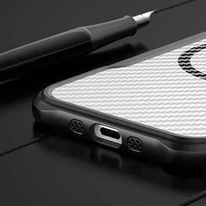 Defender Carbon Mag case for iPhone 17 Air 6,6" black