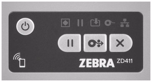 Uzlīmju printeris Zebra ZD411 Direct thermal 203 x 203 DPI 152 mm/sec Wired & Wireless Bluetooth
