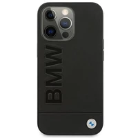 BMW Signature Logo Imprint apvalks iPhone 13 Pro Max - melns