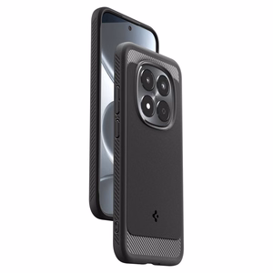 Spigen Rugged Armor korpuss priekš Xiaomi Redmi Note 15 Pro 5G - melns