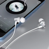 HOCO vadu austiņas Jack 3,5 mm ar mikrofonu M79 baltas