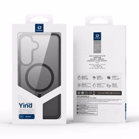 DUX DUCIS viedtālruņa apvalks YIND saderīgs ar MagSafe SAMSUNG S25 melns