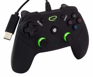 Esperanza EGG110K spēļu kontrolieris Gamepad PC, Playstation 3 analogais / digitālais USB 2.0 melns
