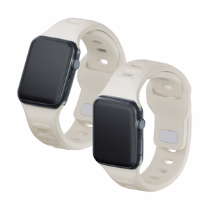 3mk silikona siksniņa Apple Watch, 42/44/45/46/49 mm, Nude, lielais izmērs