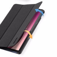 Dux Ducis Domo viedais miega apvalks Lenovo Tab M10 10.6'' planšetdatoram - melns