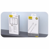 Dudao L9C 65W USB-C - USB-C kabelis 1m - balts