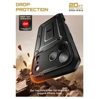 Supcase UB Pro viedtālruņa apvalks iPhone 17 Pro Max - Melns