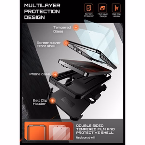 Supcase Unicorn Beetle Pro 2-Pack korpuss Samsung Galaxy S26 Ultra - melns