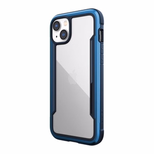 Raptic X-Doria Shield viedtālruņa apvalks iPhone 14 Plus ar bruņotu zilu pārklājumu