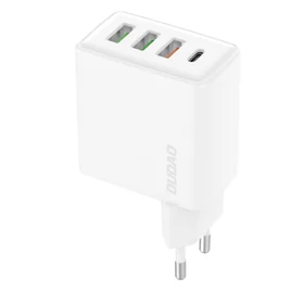 Dudao A5HEU 3xUSB-A 1xUSB-C PD 20W QC3.0 18W+ 2x12W wall charger - white