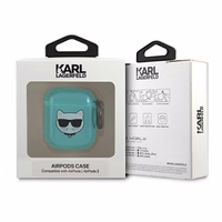 Karl Lagerfeld Choupette AirPods apvalks 1/2 - zilts