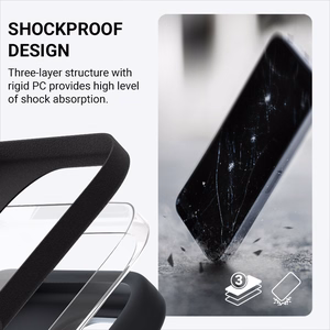 Crong Color Cover Magnetic MagSafe vāciņš ierīcei iPhone 16 Pro, melns