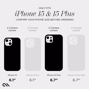 Case-Mate Sparkle Lens Protector kameru lēcu aizsargstikls ierīcei iPhone 15 / 15 Plus, ar “Twinkle” rakstu