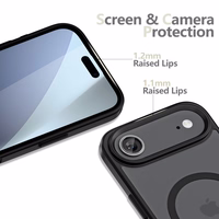 Tech-Protect MagMat Magnētiskais viedtālruņa apvalks iPhone 17 Air - matēts melns