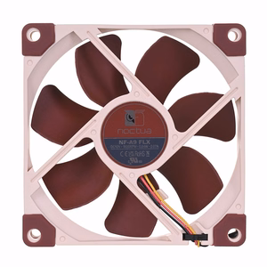 Noctua NF-A9 FLX datora dzesēšanas sistēma, korpusa ventilators 9,2 cm bēšs, brūns