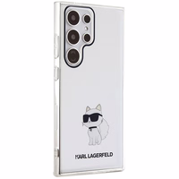Karl Lagerfeld IML Choupette viedtālruņa apvalks Samsung Galaxy S24 Ultra - caurspīdīgs