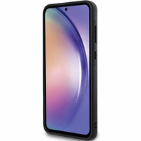 Hello Kitty Metāla logotipa Kitty Head apvalks Samsung Galaxy A55 - melns