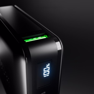 Внешний аккумулятор SBS HD 30 Вт 10000 мАч USB-C с ЖК-дисплеем — чёрный