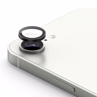 Ringke Camera Frame aizsargstikls 2 komplekts iPhone 16e - melns