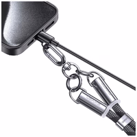 Telefona siksniņa ar uzlādes kabeli Usams SJ746 30W USB-C uz Lightning 1.2m rozā