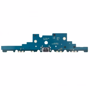 Разъём зарядки для Samsung T970 / T976B / T975 (Tab S7 Plus) с шлейфом / серебристый OEM