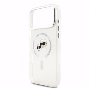 Karl Lagerfeld IML K&CH Heads Metal Frame MagSafe maciņš Apple iPhone 18 Pro